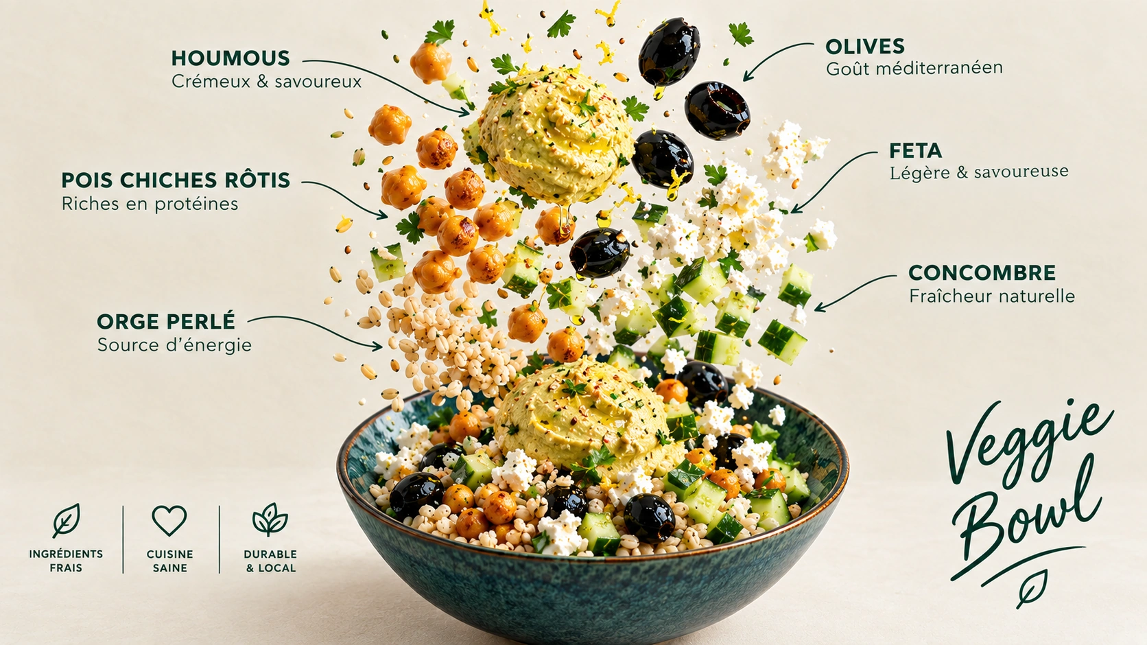 Veggie Bowl - Déjeuner chez Granola Geneva